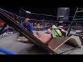 Eddie Edwards Powerbombs Davey Richards Off Ladder Through Table