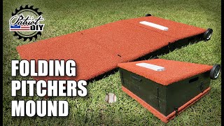 How To Build A Folding Pitchers Mound - Baseball/Softball