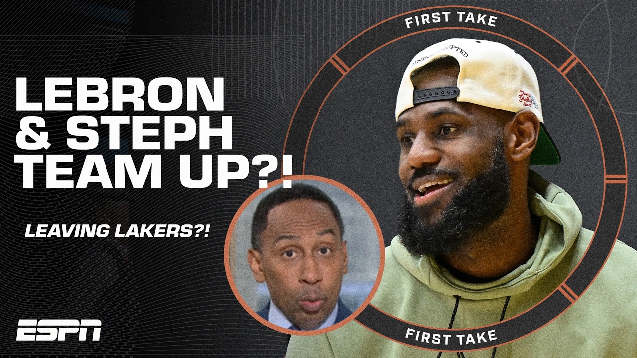 LeBron joining Steph & the Warriors?! 😳 Stephen A., Shannon & Perk debate the idea 👀 | First Take