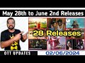 OTT UPDATES | Today Releases | May 27th to June 2nd Releases | 28 Releases | SAP MEDIA MALAYALAM