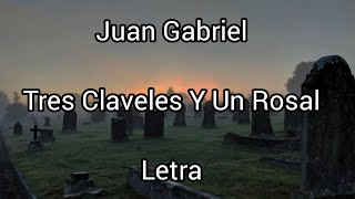 Juan Gabriel • Tres Claveles Y Un Rosal • Letra