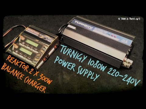 Turnigy Reaktor 2 X 300W Balance Charger & Turnigy 1080W Power Supply