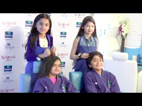 CUTE Celebrity Kids -Harshali Malhotra,Ruhanika,Spandan & Shivani At Parachute's Hair Spa Event