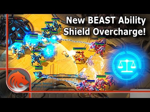StarCraft 2: Testing *NEW* Beasty Overcharge Ability!