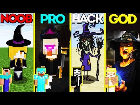EPIC Minecraft Battle - Noob VS Pro VS Hacker VS God