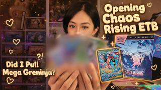 Opening Chaos Rising ETB on Release Day! (Did I Pull Mega Greninja?)