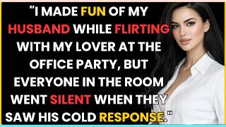 I MADE FUN OF MY HUSBAND WHILE FLIRTING WITH MY LOVER AT THE OFFICE PARTY, BUT EVERYONE IN THE ROOM.