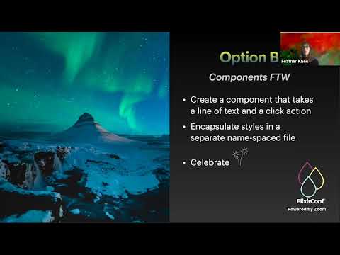 ElixirConf 2020 - Feather Knee - LiveView Components FTW!
