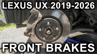 Lexus UX (2019-2026): How To Replace Front Brake Pads And Rotors? Detailed Tutorial!