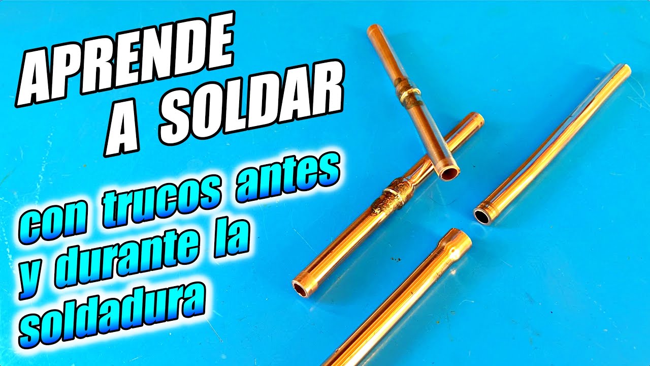 Como SOLDAR tubería de cobre con PLATA 👉 ( MAS SEGURA Y 100% EFECTIVA )