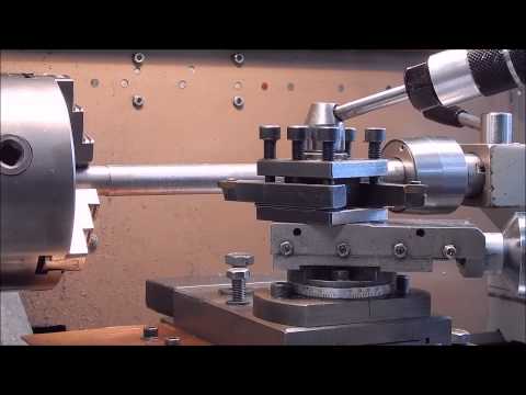How to set metal lathe cutter height mid job - tip for newbies