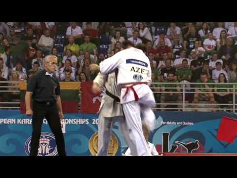 WKO EC 2016, men 65 75 kg, Andrius Miseckas LTU   Salahat Hasanov AZE 38