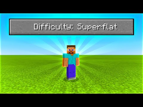 Can You Beat Minecraft In A Superflat Survival World?