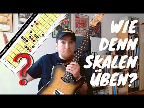 Wie Tonleitern üben? | Welche Skalen lernen & welche Tonleiterübungen? | Skype Gitarrenunterricht
