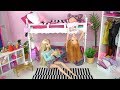 Barbie Elsa & Anna Bunk Beds Cleaning Morning Routine  - Titi Toys & Dolls