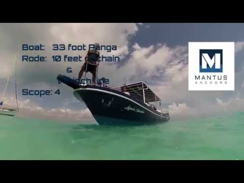 Test des ancres à Isla Mujeres - Mantus Anchors