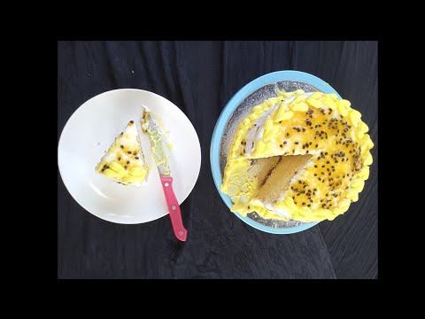 Passion fruit icecream cake 😛😛