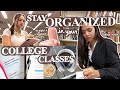 How I STAY ORGANIZED For My COLLEGE CLASSES How You Can Too From A Straight A COLLEGE SENIOR