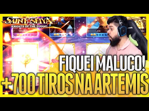 MAIS de 700 TIROS na ÁRTEMIS! FIQUEI COMPLETAMENTE LOUCO! | SAINT SEIYA AWAKENING