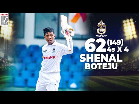 Shenal Boteju's half-century in the 87th Battle of The Saints