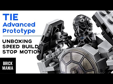 LEGO Star Wars TIE Advanced Prototype 75128 Series 3 | Speed Build | Stop Motion