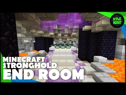 How To Transform a Minecraft STRONGHOLD | End Portal Room!