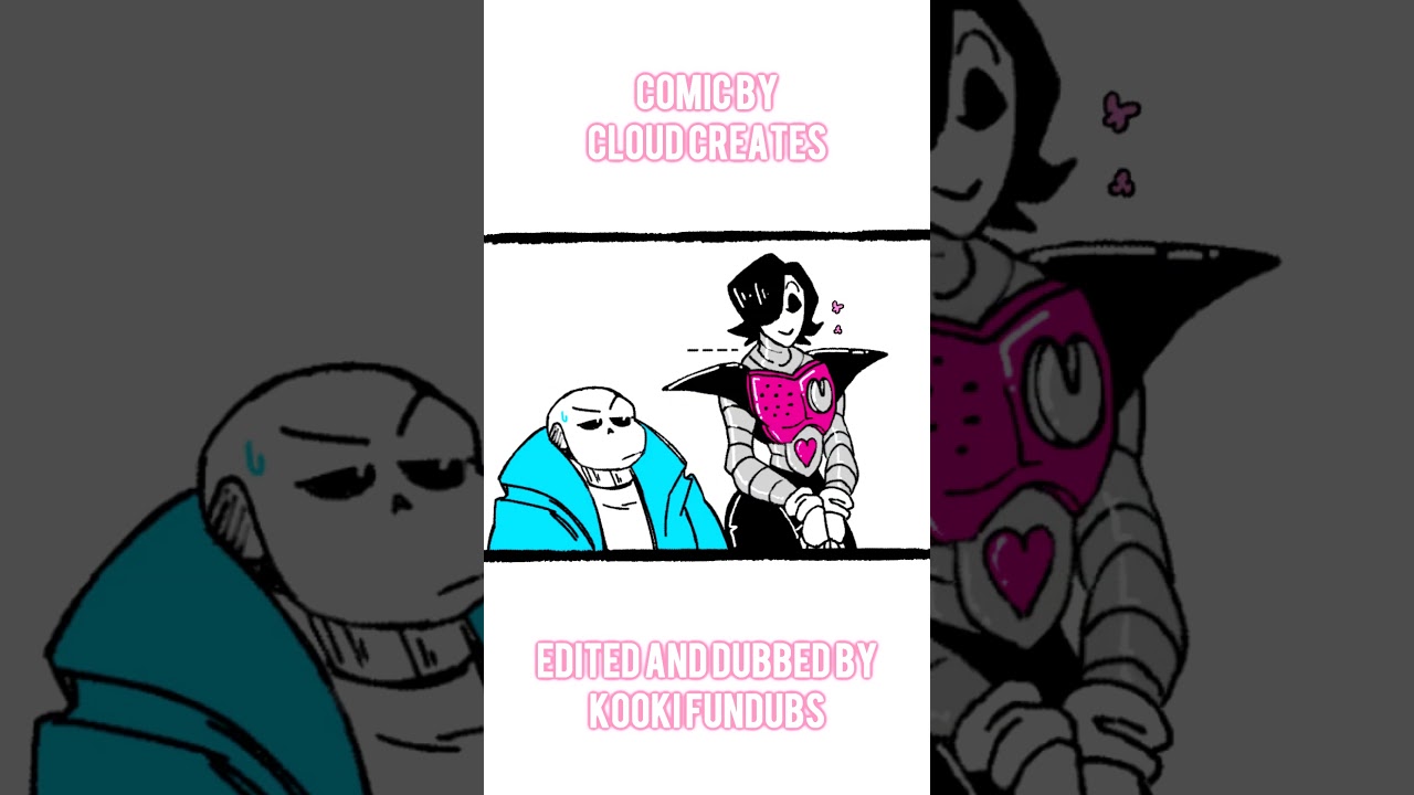 He's Trying his best | Sans x Mettaton Comic Dub  #undertale #sans #mettaton #comicdub #comics