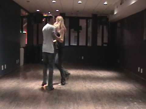 Anthony DeRosa and Kelly Faust dancing West Coast Swing Dancing to "Dangerous"
