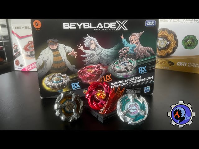 Vídeo relacionado con Beyblade X, Pack de Equipo Yggdrasil, Incluye 3 Tops Takara Tomy, Tops de Batalla, A Partir de 8 años
