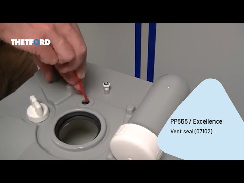 PP565 / Excellence | Vent seal (07102) replacement | Porta Potti | THETFORD repair instructions
