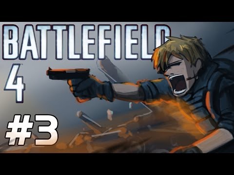 Battlefield 4 Campaign Gameplay / Playthrough w/ SSoHPKC Part 3 - Messin' Up Stealth