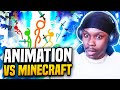 First Time Watching ANIMATION Vs MINECRAFT REACTION!!