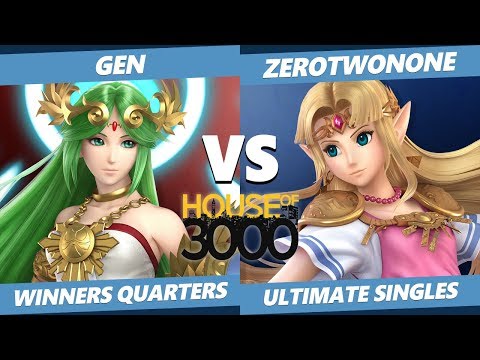 Xeno 204 Winners Quarters - Gen (Palutena) Vs. ZeroTwoNone (Zelda) Smash Ultimate - SSBU