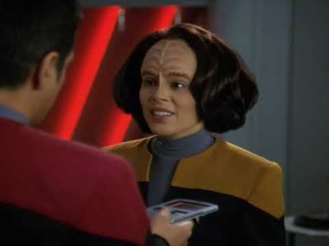 "Rest of the Trip. Seventy Five Years," Commander Chakotay