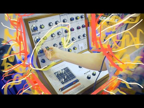 Hear the insane sound of the EMS Synthi VCS-3 vintage modular dream synth