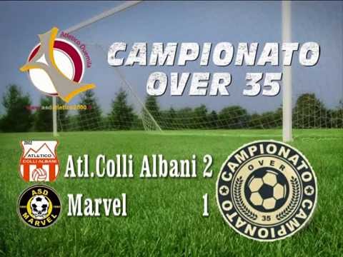 CAMPIONATO OVER 35 - SERIE A PLAYOFF OTTAVI DI FINALE - ATL.COLLI ALBANI VS MARVEL 2 - 1