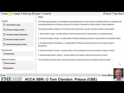 A brief introduction to debriefing an SBR question on the ACCA practice platform