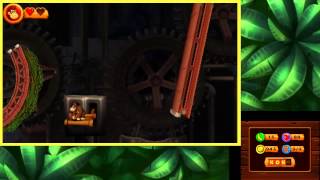 Donkey Kong Country Returns 3D - 100% Walkthrough Part 9 - World 7 Factory (All Puzzle Pieces, KONG)
