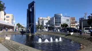 preview picture of video '[ZR-200]銚子駅前の噴水[Full HD] -The fountain in front of Choshi Station-'