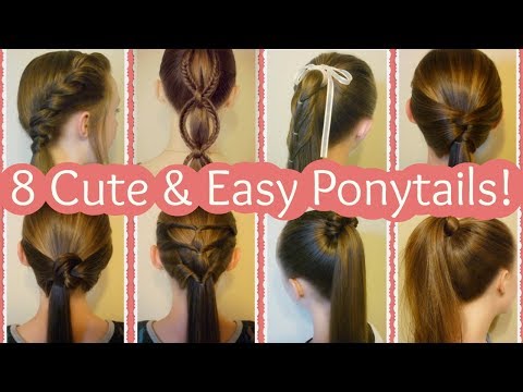 8 Cute Ponytail Hairstyles For Summer!