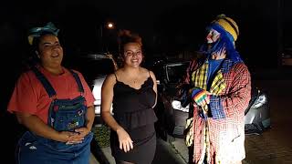 Muñequita Pompita y el Payaso Pikorete en Orlando Fl celebrando el Cumpleaños de Sophie