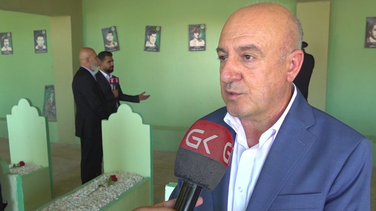 ڤیدیۆ | مەزاری 17 شەهیدەكەی گوندی قرگە لەسەر راسپاردەی قوباد تاڵەبانی نوێ كرایەوە