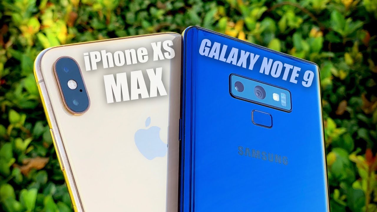 iPhone XS Max vs Galaxy Note 9 Camera Test Comparison!