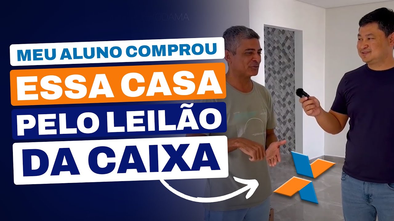 A PRIMEIRA ARREMATAÇÃO do MEU ALUNO no LEILÃO da CAIXA! Valeu a pena?