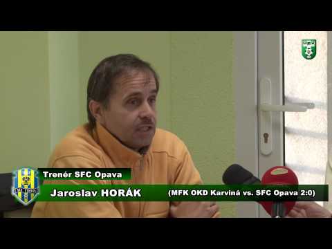 Sezóna 2009/2010 26. kolo - MFK OKD Karviná vs. SFC Opava 2:0 (0:0) - Tisková konference