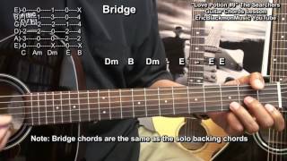 How To Play LOVE POTION NUMBER 9 The Searchers Guitar Chords &amp; Rhythm 1959 @EricBlackmonGuitar
