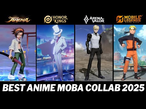 TOP ANIME COLLABS SKINS 2025: Eingang | AOV | ONMYOJI ARENA | MLBB | HOK | JUMP ASSEMBLE