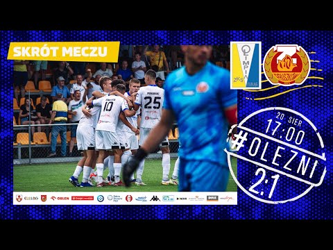 SKRÓT: Olimpia Elbląg 2:1 Znicz Pruszków | 7. kolejka | 2022/23