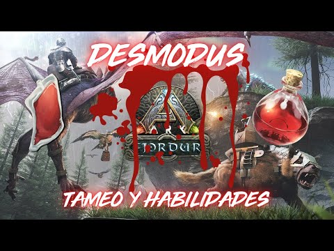 como TAMEAR al DESMODUS DRACULAE, How to TAME, Habilidades y Características #fjordur #fjördur #ark