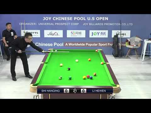 Shi Hanqing VS Li Hewen - Losers Qualification - 2018 Joy Chinese Pool U.S. Open